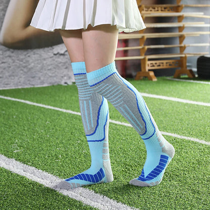 Thermal Winter Cotton Ski Socks For Women And Kids Thick