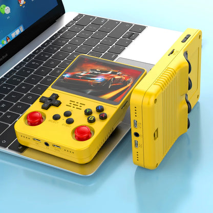 R36S Retro Handheld Game Console 128GB Linux 3.5 Inch IPS Screen Portable Pocket Player 2 Joystick 15000 Games Expandable 64GB 256GB Kid Gift