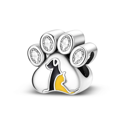 Silver Plated Eternal Symbol Charms Luminous Star Beads Love Dangle Safety Chain for Original Bracelet DIY Jewelry