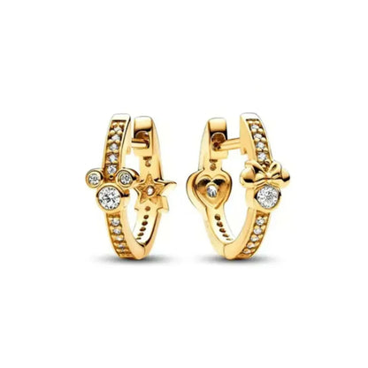 925 Sterling Silver Luggage Box Beads Rabbit Cat Pendant for DIY European Charm Bracelets Exquisite Zircon Jewelry