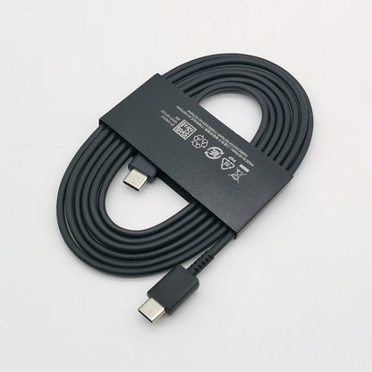 Samsung 45W Super Fast USB C Charger With 1.8M Type C Cable For Galaxy S24 S23 S22 S21 S20 Note 20 Ultra Z Flip And Fold Series