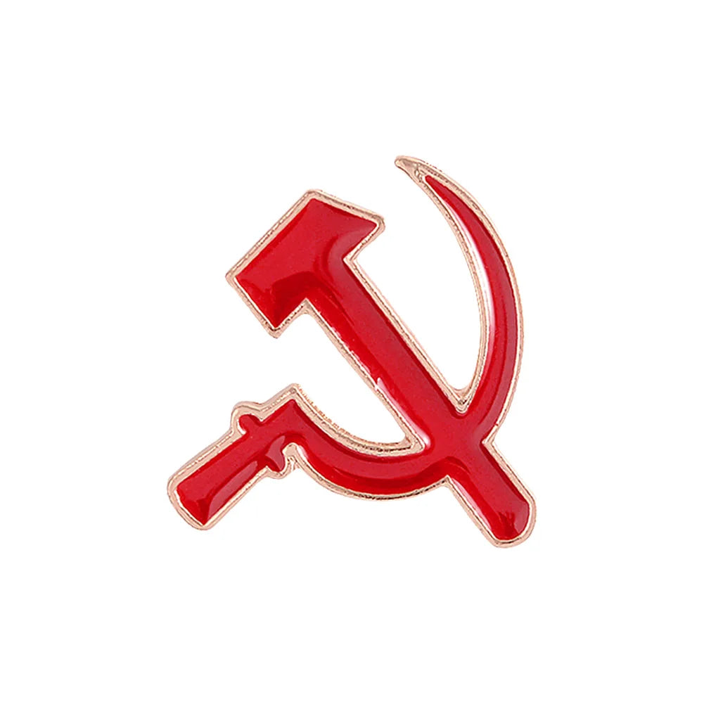 Vintage CCCP USSR Enamel Lapel Pin Badge Soviet Union Collectible Brooch