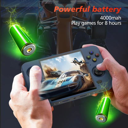 R40S Retro Handheld Linux Gaming Console 4 Inch 720 by 720 IPS RK3566 WiFi 4000mAh 64GB Expandable Pocket Game Player