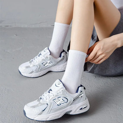 6/12 Pairs Middle Tube Socks For Men Casual Harajuku Fashion