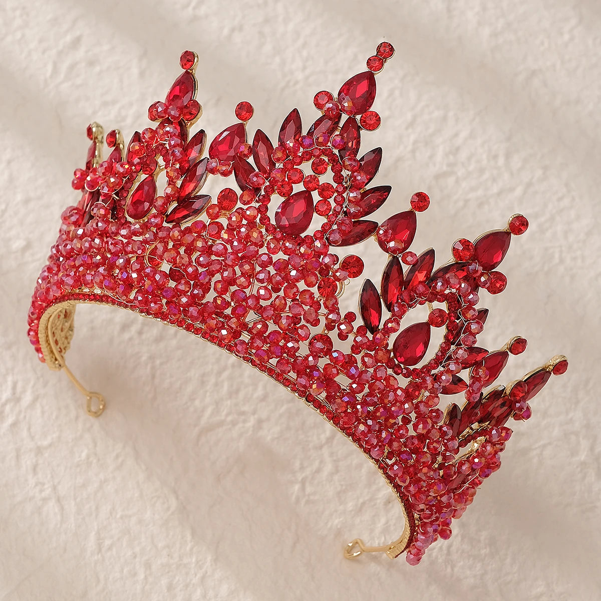 Luxury Bridal Diamond Crystal Rhinestone Tiara Headpiece for Wedding and Special Occasions