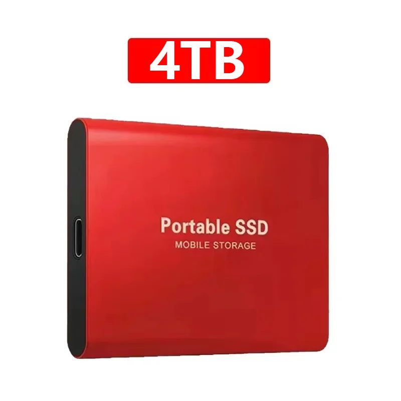 AEVYVKV 2TB Portable External SSD High Speed USB 3.1 Type-C Hard Drive Compatible with PC Mac Xbox One Phone