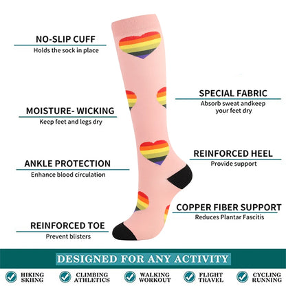 Women Compression Socks Promote Circulation For Running