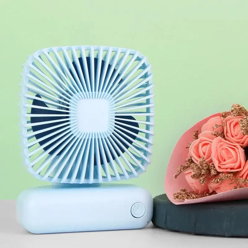 Multi-functional Portable USB Charging Fan for Home Office Car Outdoor All-round Cooling Must Blue
