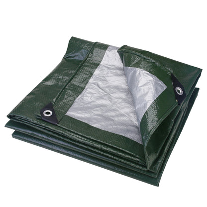 Heavy Duty Waterproof Large Tarpaulin Tarp 5x4m Multipurpose Outdoor Garden Backyard Canopy Rain Cover