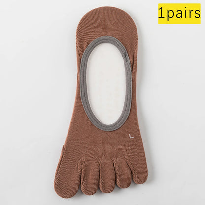 Women Split Toe Yoga Socks Quick Dry Anti Odor No Show