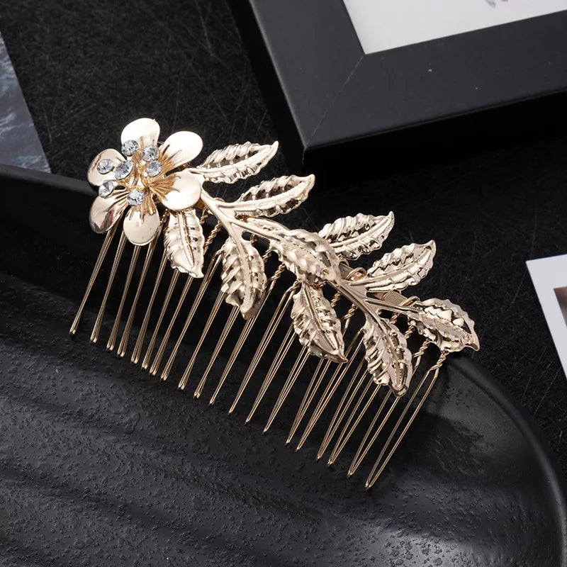 Butterfly Hair Combs - Gold Metal Hairpins for Women - Elegant Bride Accessories 4