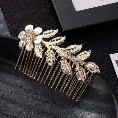 Butterfly Hair Combs - Gold Metal Hairpins for Women - Elegant Bride Accessories 4