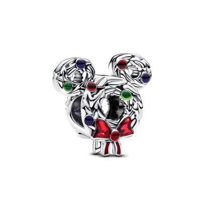 Exquisite 925 Silver Elephant Beads and Mouse Pendant for European Original Bracelet DIY Jewelry