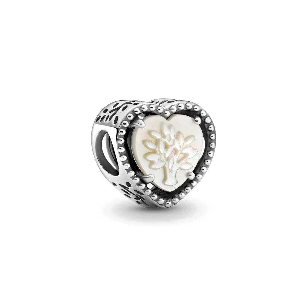925 Sterling Silver Loving Grandma Family Tree Charm