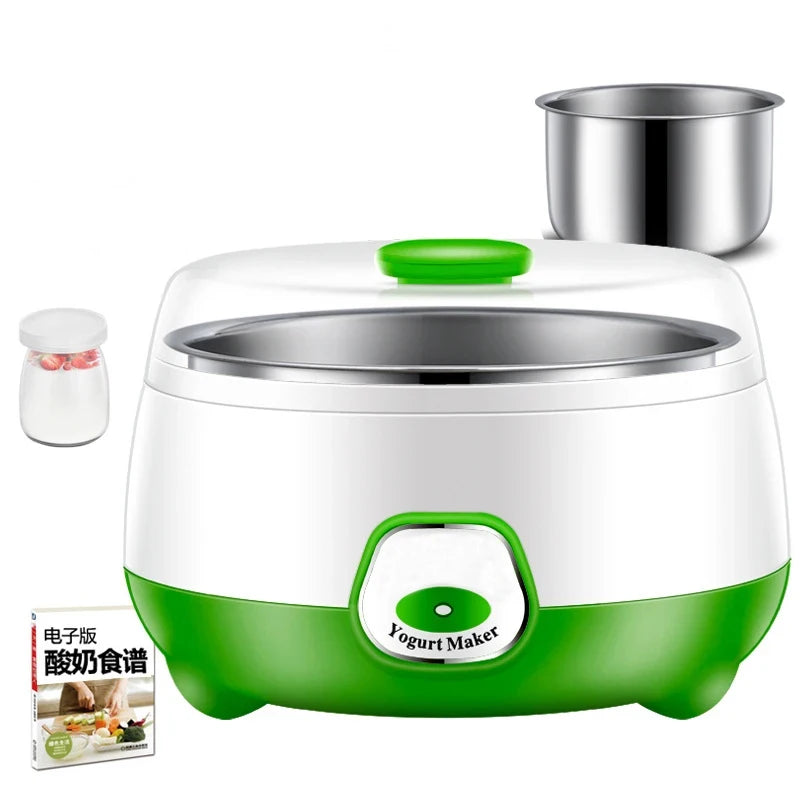 1L Electric Mini Yogurt Maker Automatic Multifunctional 220V Household Rice Wine Maker DIY Yogurt And Natto Fermenting Machine