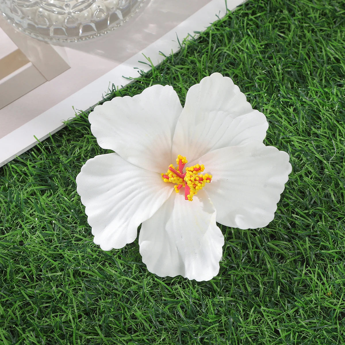 Bohemian Orchid Flower Hair Clips for Women Bridal Beach Wedding Hair Accessories