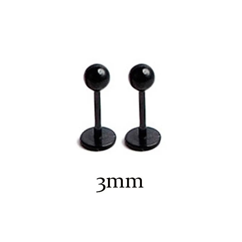 Stainless Steel Tragus Helix Ball Studs Set for Men and Women Body Piercing Jewelry