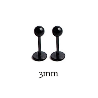 Stainless Steel Tragus Helix Ball Studs Set for Men and Women Body Piercing Jewelry