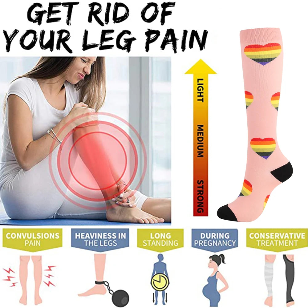Women Compression Socks Promote Circulation For Running