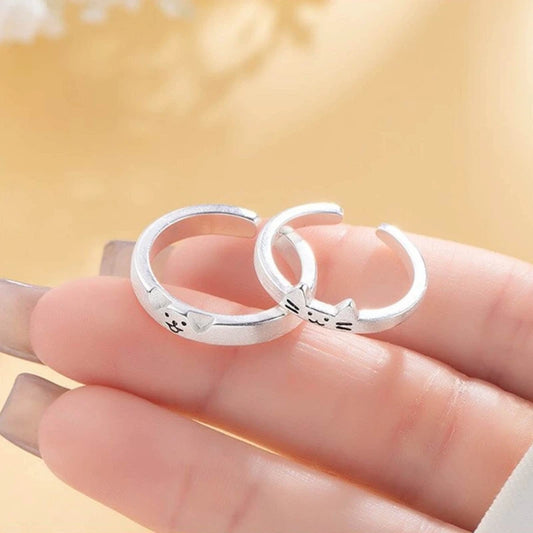 Elegant Zinc Alloy Couple Rings for Romantic Parties and Special Dates