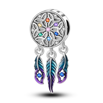 CharmBeads 925 Silver Blue Series DIY Bracelet Charms Top Rated Fashion Pendants KTC1263