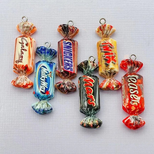 Cute Chocolate Candy Resin Charms For DIY Jewelry Making