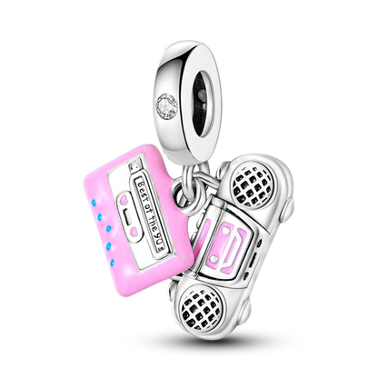 925 Sterling Silver Charm Bead Bracelet for Smartwatch and DIY Jewelry KTC581