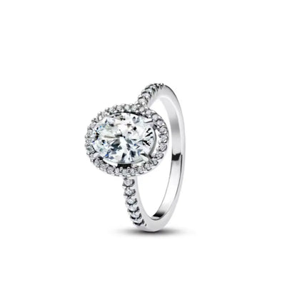 2025 European 925 Silver Red Bow Pink Heart Shaped Ring Exquisite Charm Jewelry Gift for Women