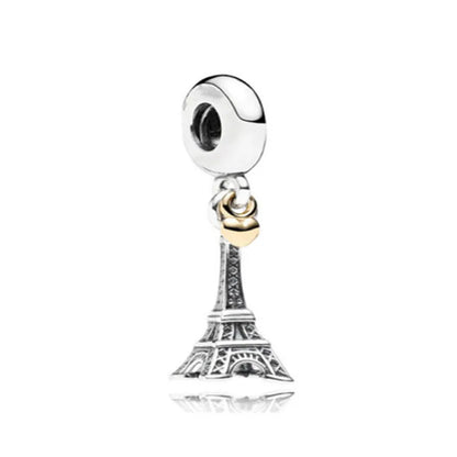 2025 Hot Selling Firefly Cross Tower DIY Charm 925 Sterling Silver Bead Jewelry for Women