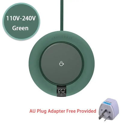 Smart Coffee Mug Warmer for Tea Milk Home Office Use Green-AU Adapter
