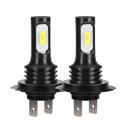 High Power 120W Fanless Fog Light Bulbs H4 H7 9005 9006 H11 5202 H3 880 881 6500K Bright White 12V 24V 2Pcs