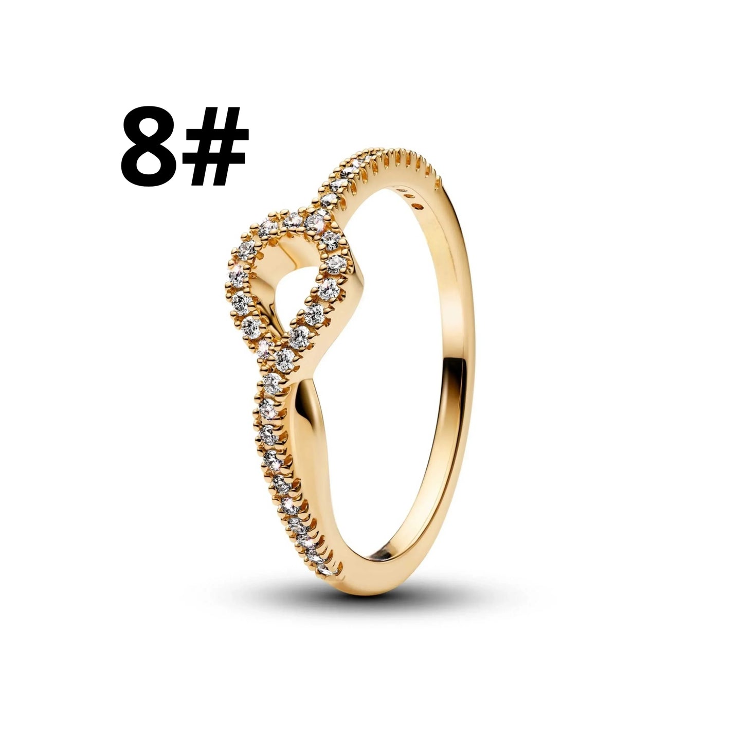 925 Sterling Silver Golden Geometry Charm Set with Heart Star Zircon Beads for DIY Womens Jewelry Gift