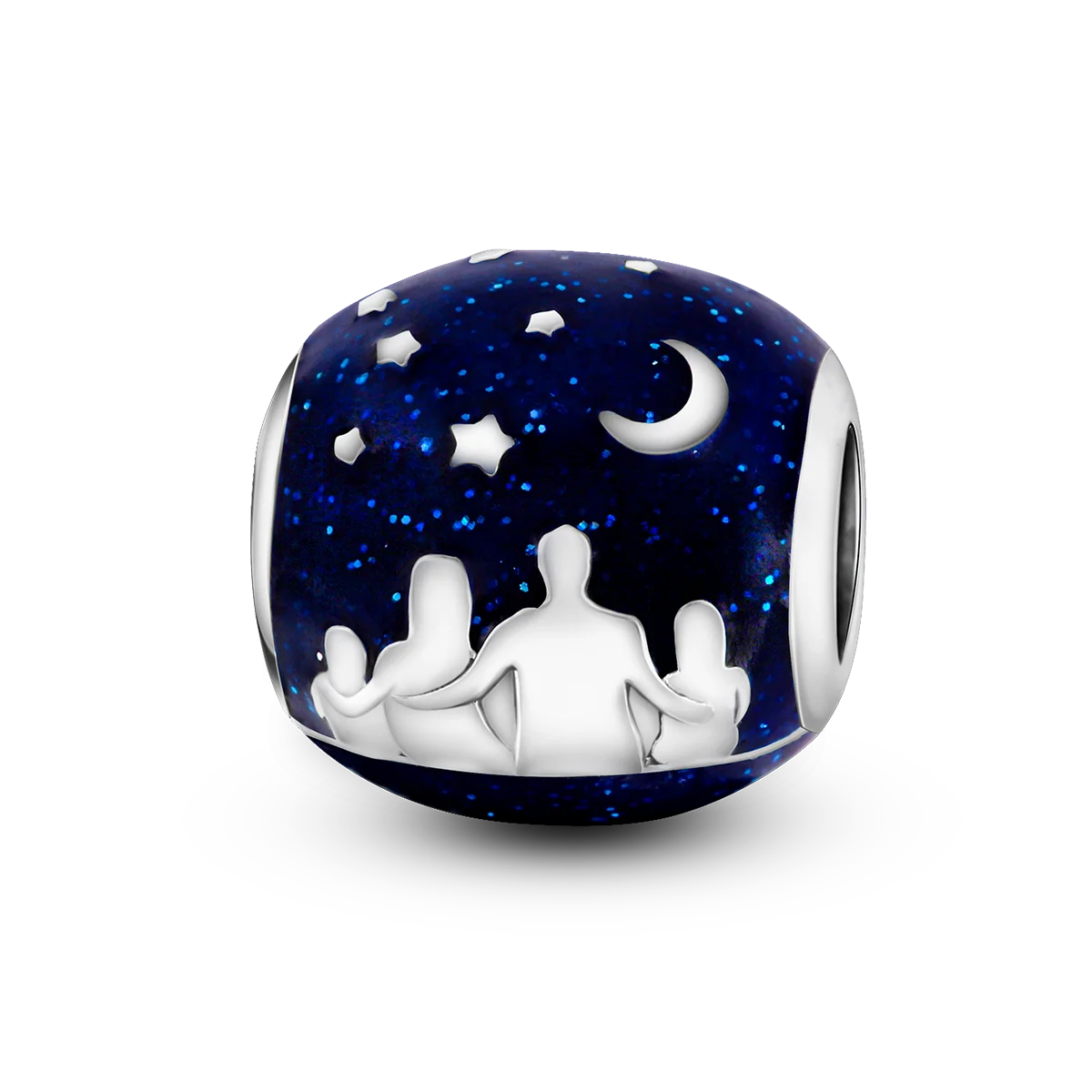 CharmBeads 925 Silver Blue Series DIY Bracelet Charms Top Rated Fashion Pendants KTC055
