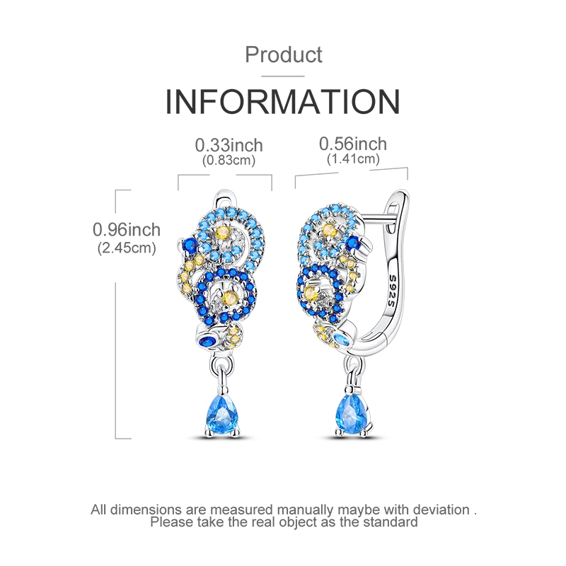Original 925 Sterling Silver Tassel Earrings for Women Zircon Sparkling Pave Hoop Studs Anniversary Jewelry Gift KTE461