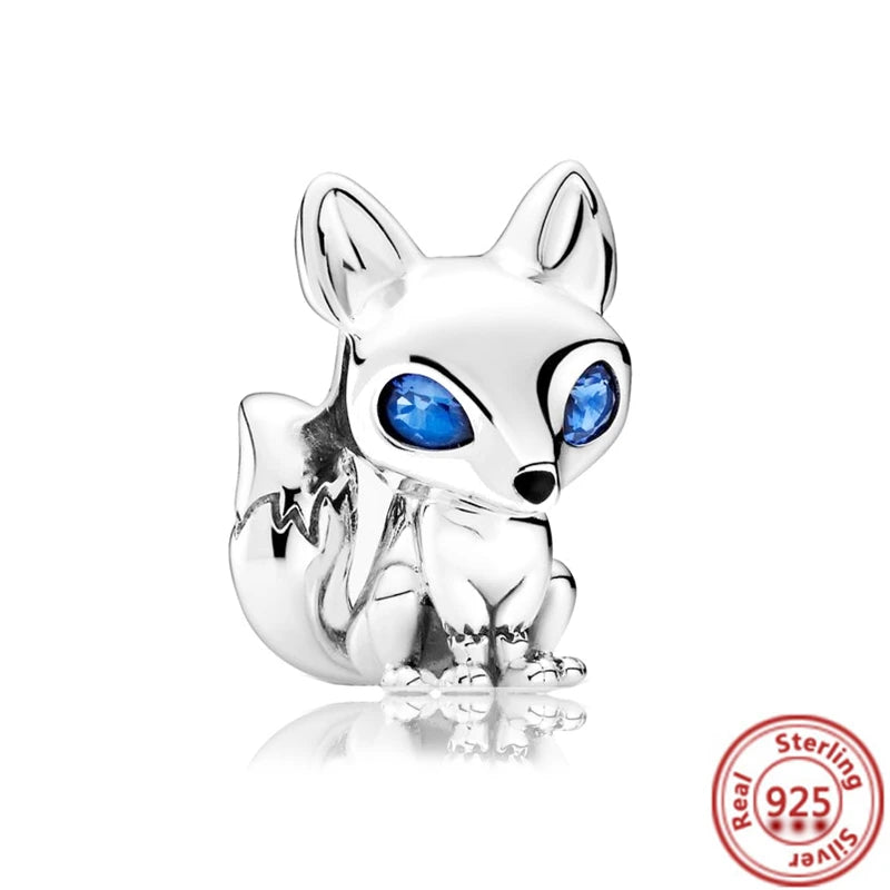 Sterling Silver Animal Charm Beads for Bracelets Featuring Unicorns, Squirrels, Elephants, Owls, Cats, Dogs, Lions, Bears and Rabbits Y131