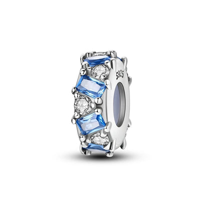 925 Sterling Silver Spacer Beads Charms for DIY Bracelets Jewelry Gifts for Women KTC1145