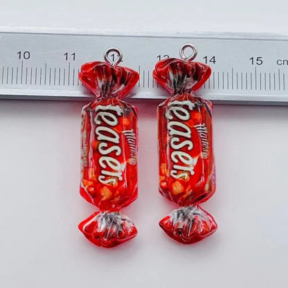 Cute Chocolate Candy Resin Charms For DIY Jewelry Bulk