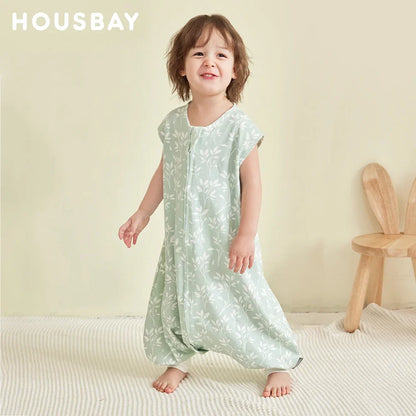 Sleeping Bag For Children 1-6 Years Summer Cotton Vest