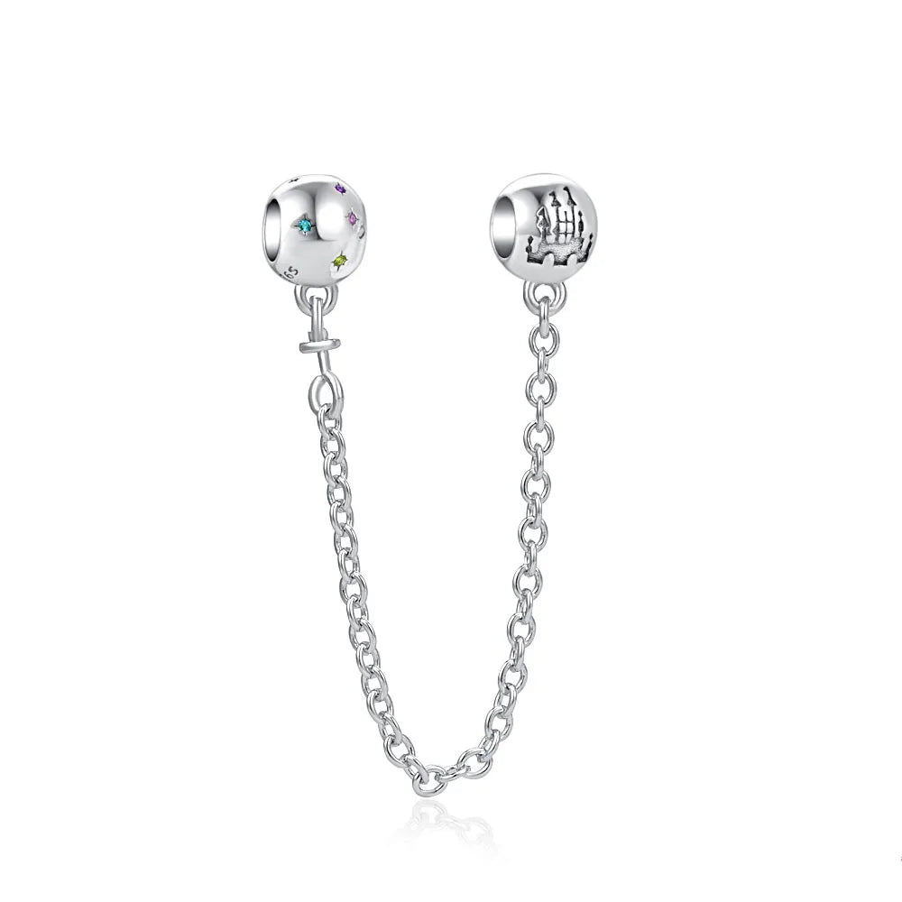 European 925 Sterling Silver Daisy Flower Fish Flag Pendant Bead Charm for Women's Bracelet and Necklace Jewelry