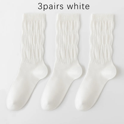 3 Pairs Antibacterial Breathable Seamless Socks Women