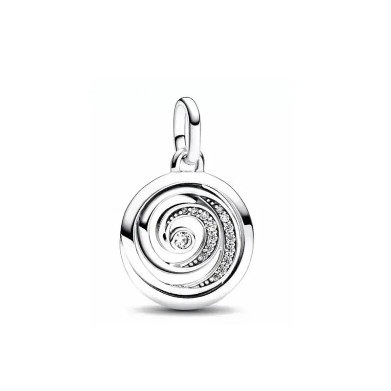 2025 Hot Selling 925 Silver ME Series Golden Tooth Elephant Pendant for European Original ME Bracelet DIY Charm Jewelry