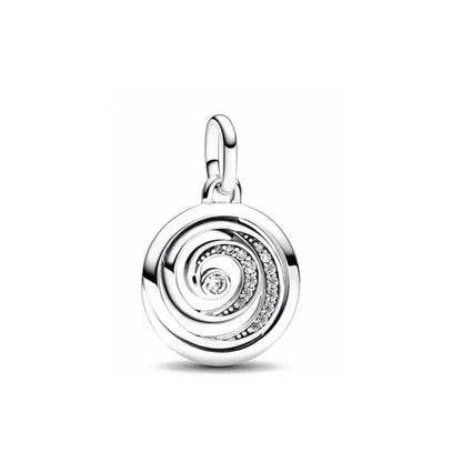 2025 Hot Selling 925 Silver ME Series Golden Tooth Elephant Pendant for European Original ME Bracelet DIY Charm Jewelry