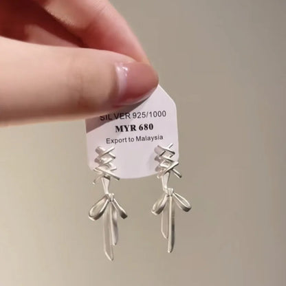 Inlaid Zircon Blue Pink Crystal Butterfly Drop Earrings for Women Stylish Water Drop Wedding Jewelry Ideal Birthday Gift