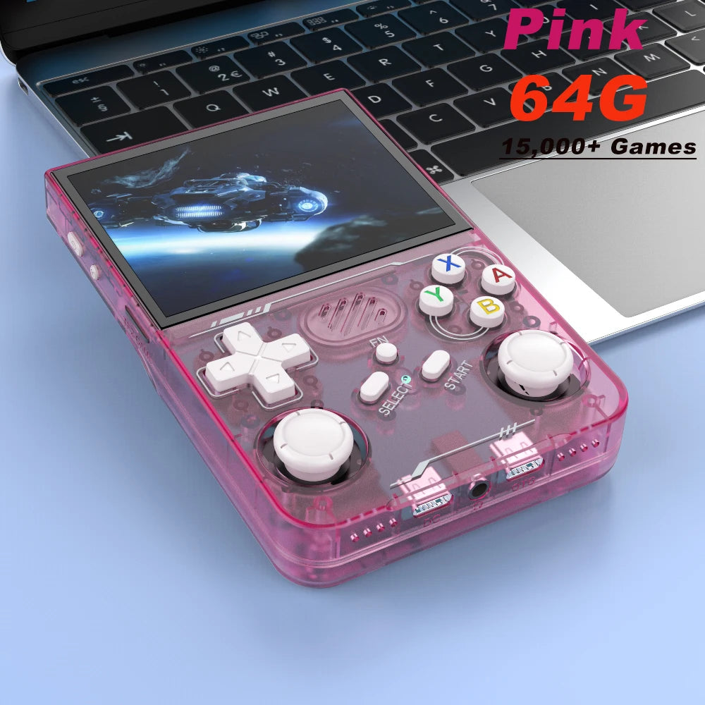 BOYHOM R36XX Handheld Retro Game Console 3.5 Inch IPS 640 x 480 Screen 256GB Expandable Storage 3000mAh Battery WiFi Type C Support 128GB And 64GB Game Libraries