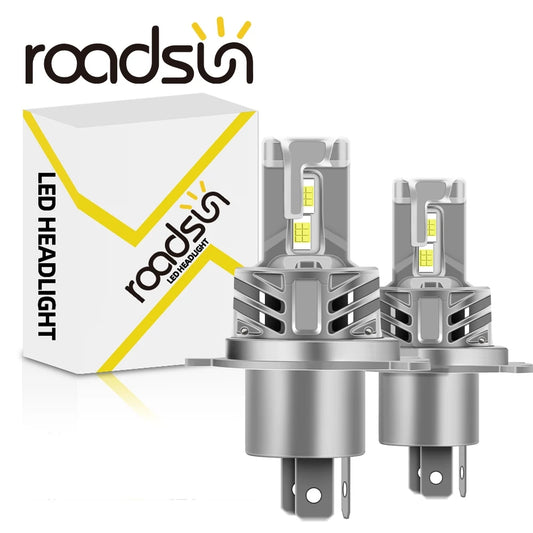Ultra-Bright 24000LM LED Car Headlight Bulbs 120W 6000K with Turbo Fan for Superior Visibility