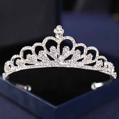 Silver Crysta Baroque Vintage Tiara - Top-Rated Wedding Hair Accessory for Brides & Pageants Silver 12