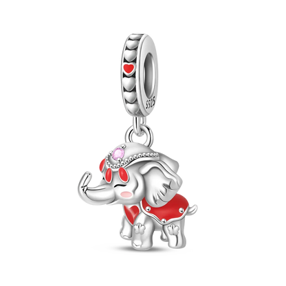 925 Sterling Silver Animal Charms Set Elephant Cat Capybara Swan Zircon Beads for DIY Necklace and Bracelet Jewelry Gift
