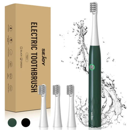 SEJOY Oral Cleaning Sonic Electric Toothbrush IPX7 3 Modes T501 Green