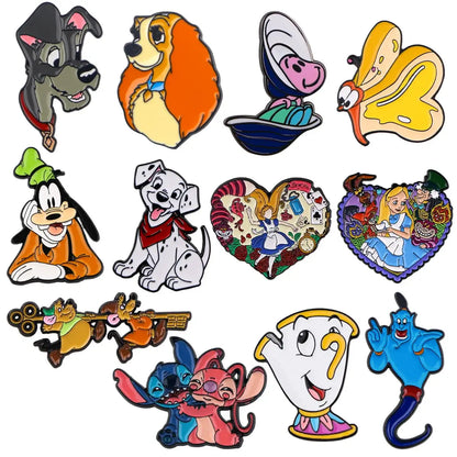 Anime Characters Enamel Pin Brooches Fashion Jewelry for Women
