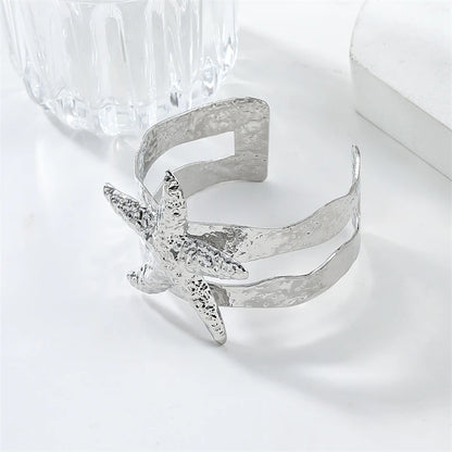 Vintage Metal Starfish Charm Bracelets for Women Beach Party Accessories
